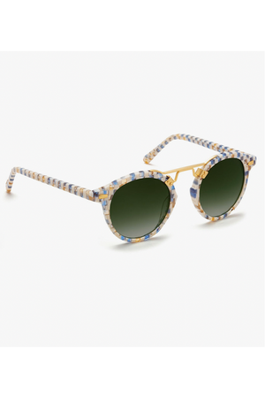 KREWE - ST. LOUIS Sunglasses - Pincheck 18k
