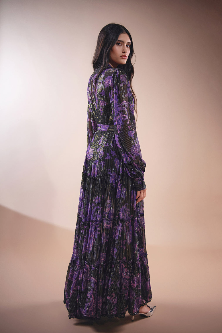 Hemant & Nandita - Viha Maxi Dress - Purple