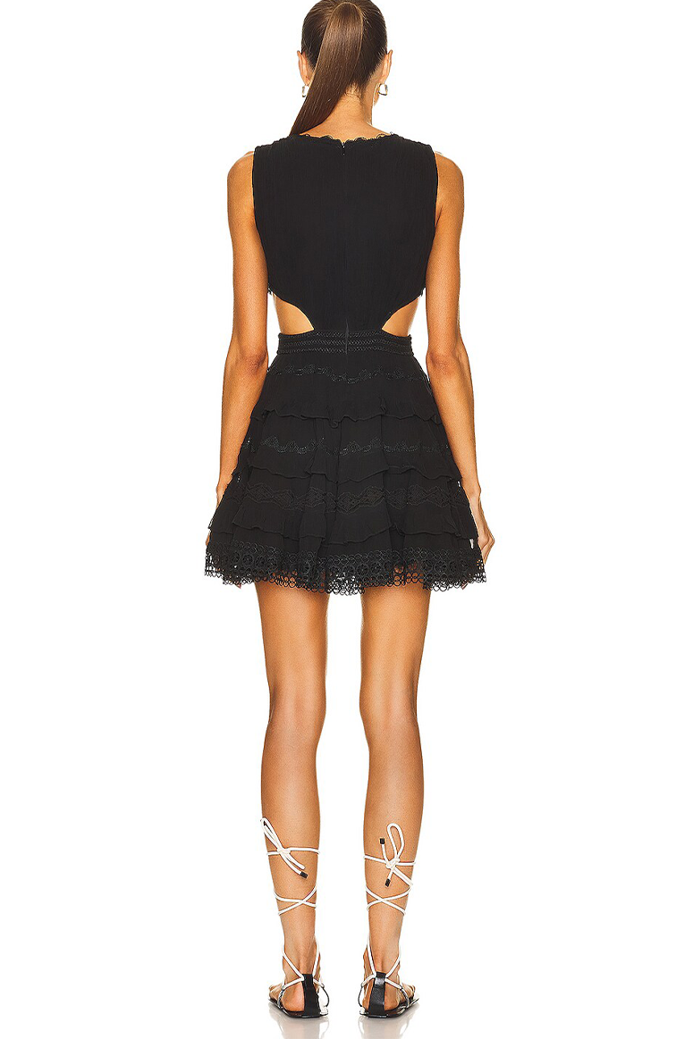 Rococo Sand - Tessa Short Dress - Black
