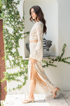 Hemant & Nandita - Goa Long Slit Skirt - Off White