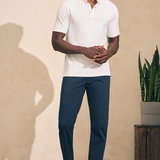Faherty - Short Sleeve Movement Polo - White