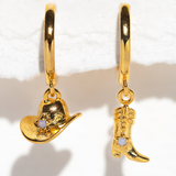Girls Crew - Ride 'Em Cowboy Hoops - Gold