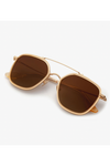 KREWE - AUSTIN Polarized Sunglasses - Champagne 18k Titanium