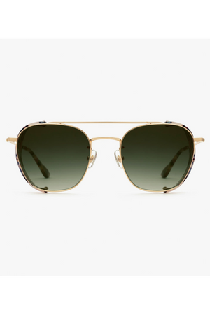 KREWE - EARHART BLINKER Sunglasses - 24k/Capri