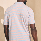 Faherty - Short Sleeve Movement Polo - Horizon Line Stripe
