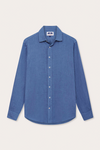 Love Brand & Co - Men's Manjack Linen Shirt - Navy Blue