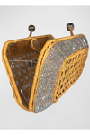 Serpui - Leticia Embellished Clutch Bag - Light Honey