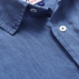 Love Brand & Co - Men's Abaco Linen Shirt - Deep Blue