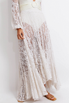 PatBO - Ombre Lurex Plunge Gown - Silver