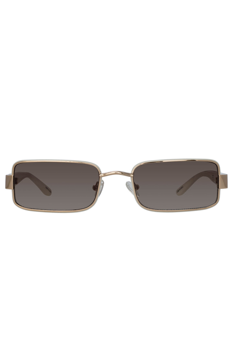 LINDA FARROW x Magda Butrym - Rectangular Sunglasses - White
