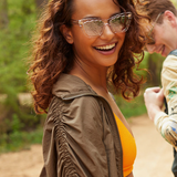 KREWE - BRIGITTE Sunglasses - Crystal Mirrored