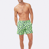 Tom & Teddy - Men's Starfish Swim Trunks - Fresh Green & Blue