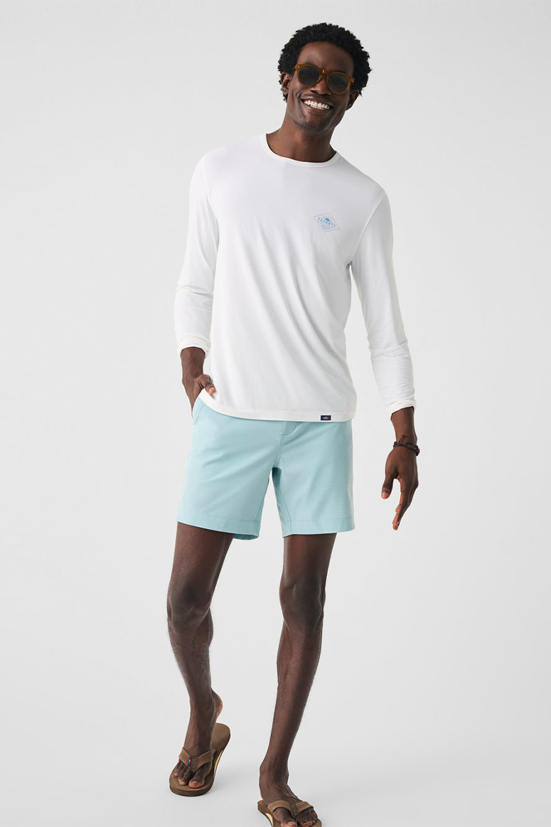 Faherty - All Day Air UPF Crew - Pure White