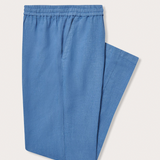 Love Brand & Co - Men's Eleuthera Linen Trousers - Deep Blue