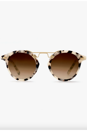 KREWE - ST. LOUIS Sunglasses - Matte Oyster 24K