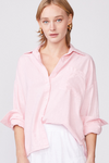 Stateside - Linen Oversized Shirt - French Pink