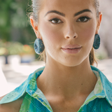 Susana Vega - Nulli Earrings - Iris Navy