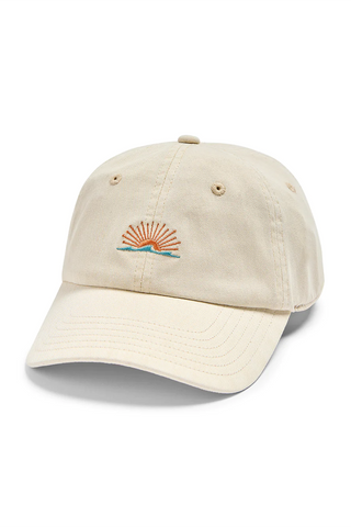 Faherty - Sun and Wave Dad Hat - White