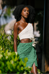 PatBO - Fringe Trim Wrap Dress - Curaçao