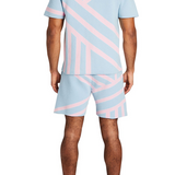SER.O.YA - Men's Lei Shirt - Blue/Pink
