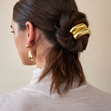 Lelet NY - Glossy Double Arch Pony Cuff - Gold