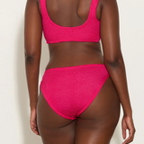 HUNZA G - Juno Bikini - Metallic Raspberry