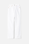 Cinq á Sept - Sammy Stripe Shorts - White/Bubblegum