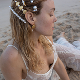 Lelet NY - Allison Pearl Cluster Comb - Gold
