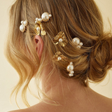 Lelet NY - Allison Pearl Cluster Comb - Gold