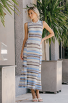 Simkhai - Cris Dress - Blue Stripe Multi