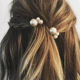 Lelet NY - Allison Pearl Cluster Comb - Gold