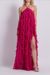 Poupette St. Barth - Ilona Long Dress - Pink Rainforest