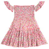 Poupette St. Barth - Kids Aurora Mini Dress - Pink Ocean Flowers