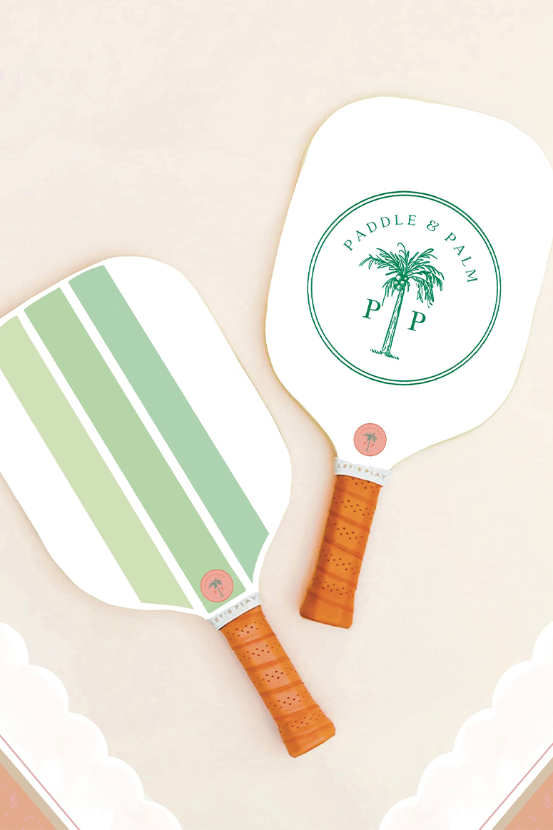 Paddle & Palm - Palm Paradise Pickleball Paddle
