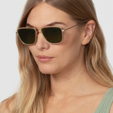 KREWE - VAIL Polarized Sunglasses - Haze 18K Titanium