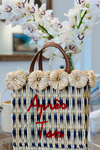 Aranáz - Anthurium Mini Handbag - Lilac/Natural