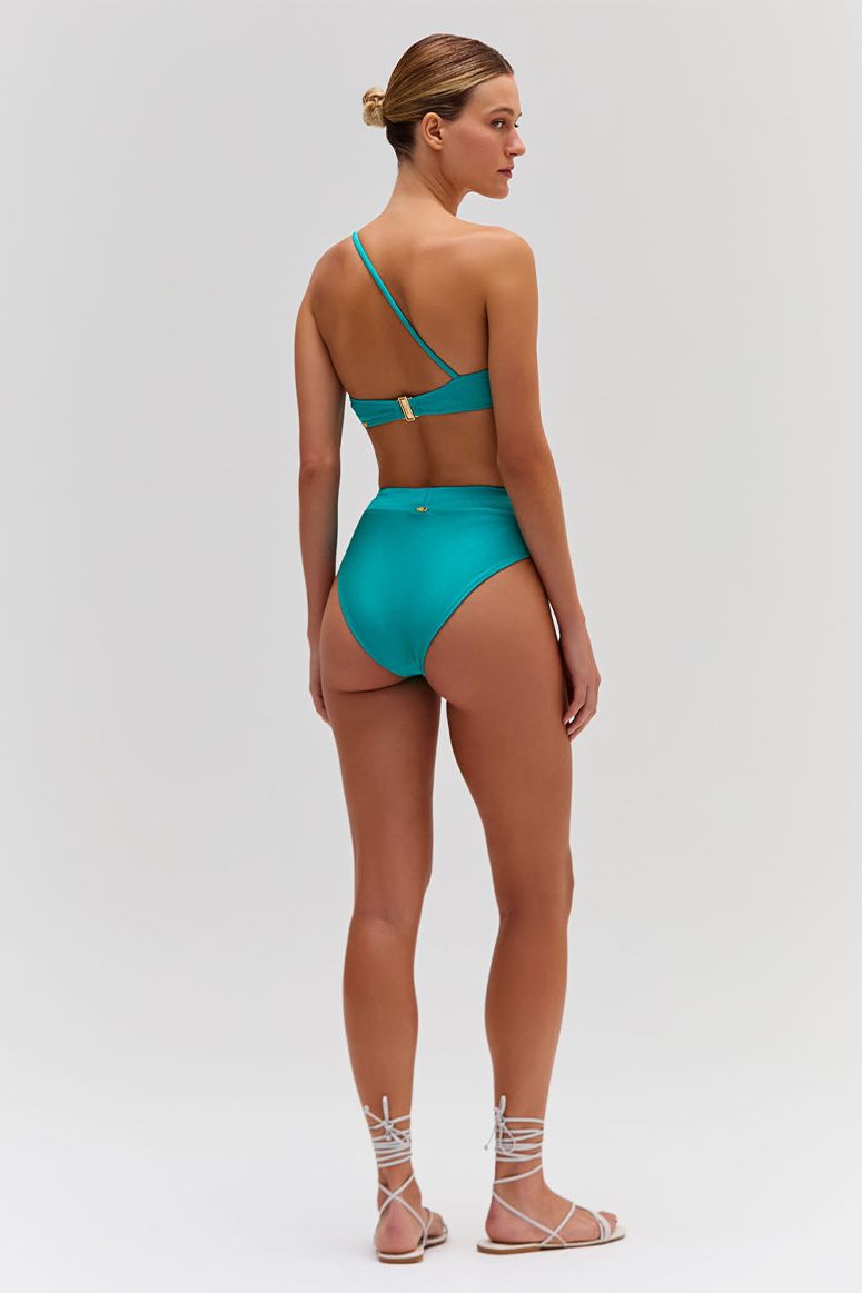 PatBO - High Leg Bikini Bottom - Curaçao