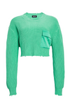 SER.O.YA - Devin Mid Cropped Sweater - Pistachio