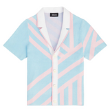 SER.O.YA - Men's Lei Shirt - Blue/Pink