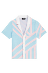 SER.O.YA - Men's Lei Shirt - Blue/Pink