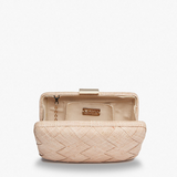 KAYU - Cosette Woven Straw Clutch Bag - Natural