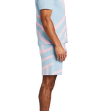 SER.O.YA - Men's Zeppelin Short - Jacquard Blue/Pink