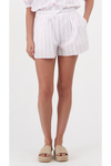 Cinq á Sept - Sammy Stripe Shorts - White/Bubblegum