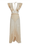 PatBO - Hand-Woven Netted Beach Dress - Wheat