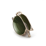 KREWE - RAMPART FOLD Sunglasses - 12K + Green Tea