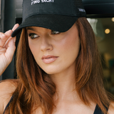 EXCLUSIVE "Where's My F'ing Yacht" Trucker Hat - Black