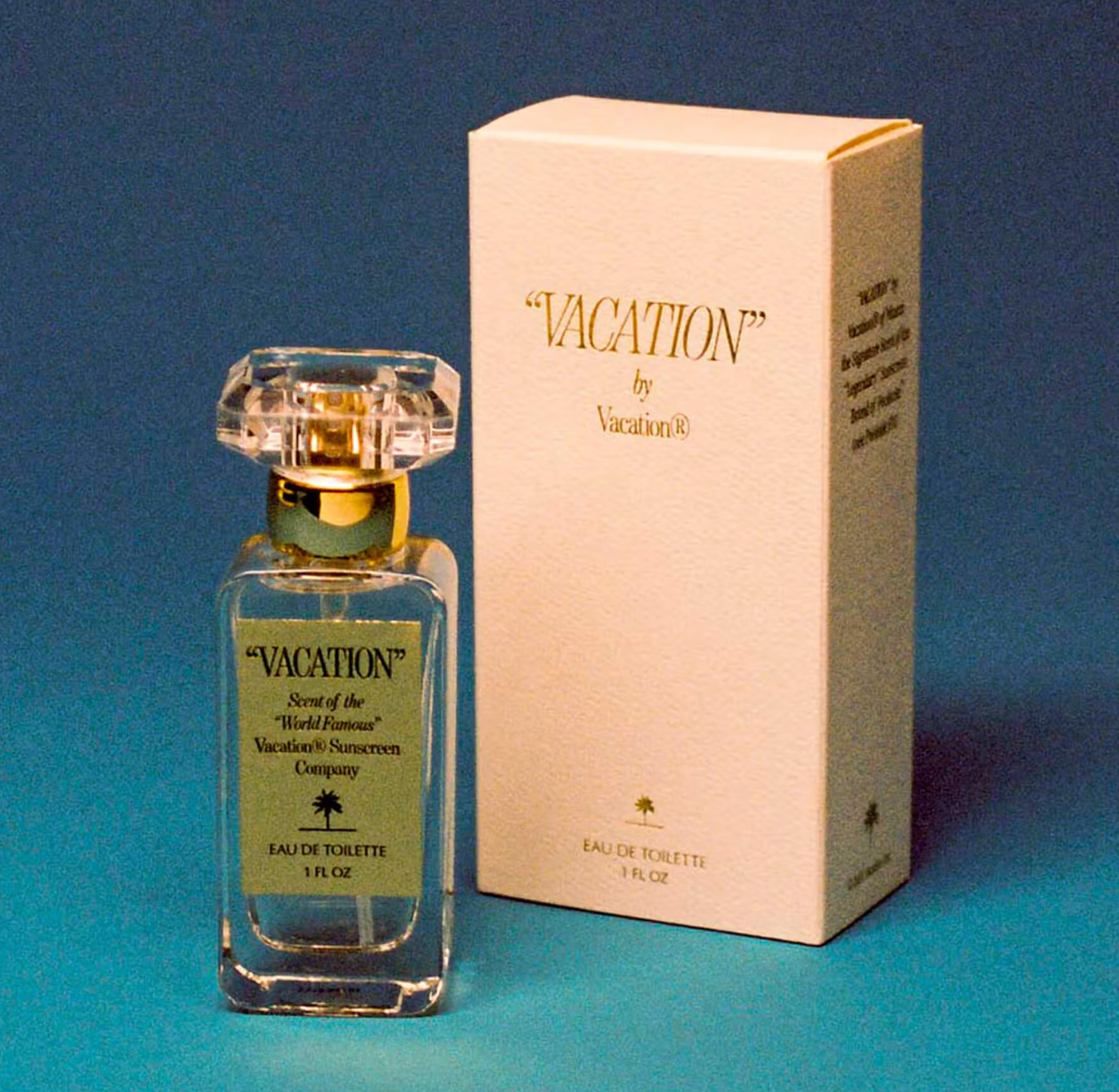 vacation perfume bottle and box