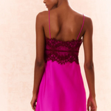 LoveShackFancy - Waterman Mini Dress - Fuschia