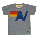 Aviator Nation - Kids Logo Tee - Heather Grey