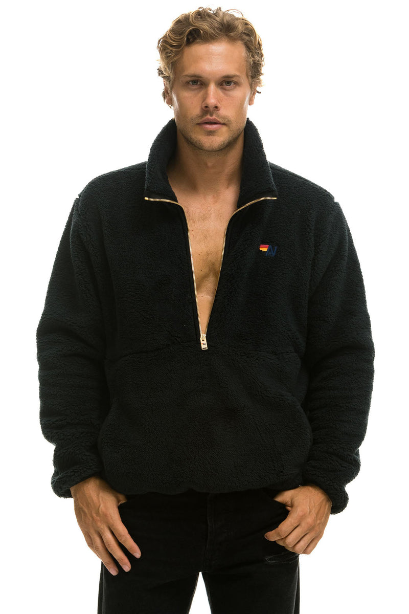 Teddy quarter zip clearance fleece